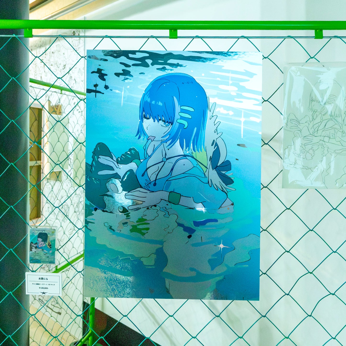 [Made to order] / [Swimsuit Nira] Aluminum print, signed