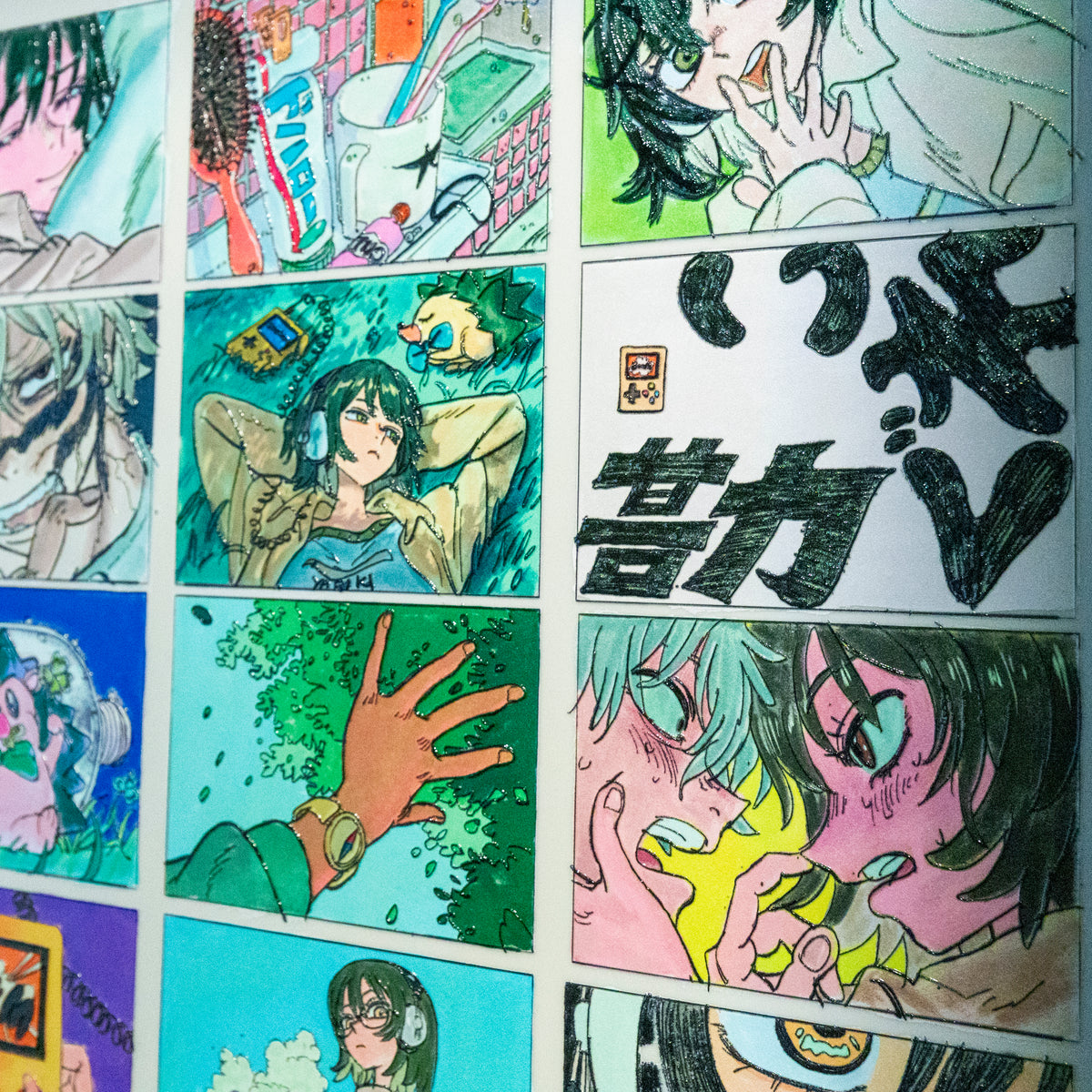 [Made to order] / [Hunch Gray] Color Acrylic Print with KOMUGIKO2000 singed