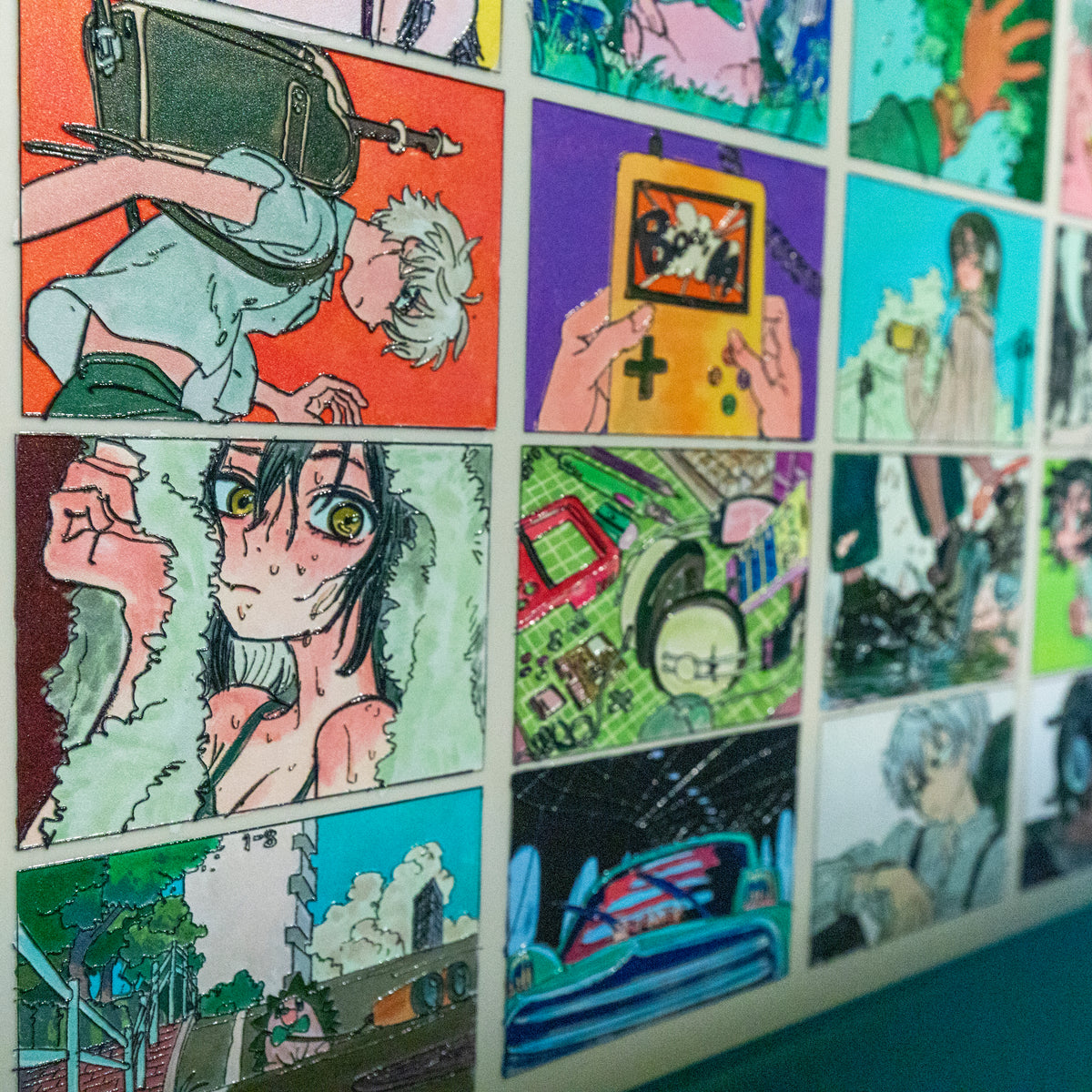 [Made to order] / [Hunch Gray] Color Acrylic Print with KOMUGIKO2000 singed