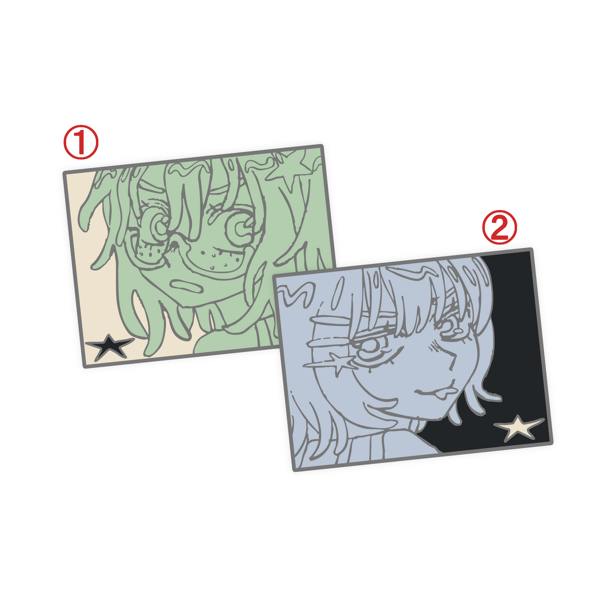 綺羅キラー ピンバッジ(全2種)