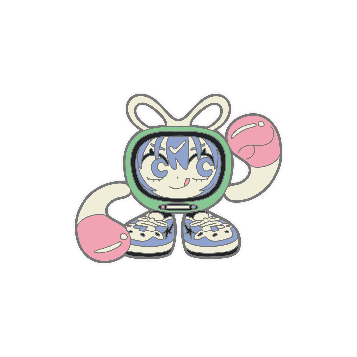 【会場受注生産】POPQUEST　teleconピンバッジ