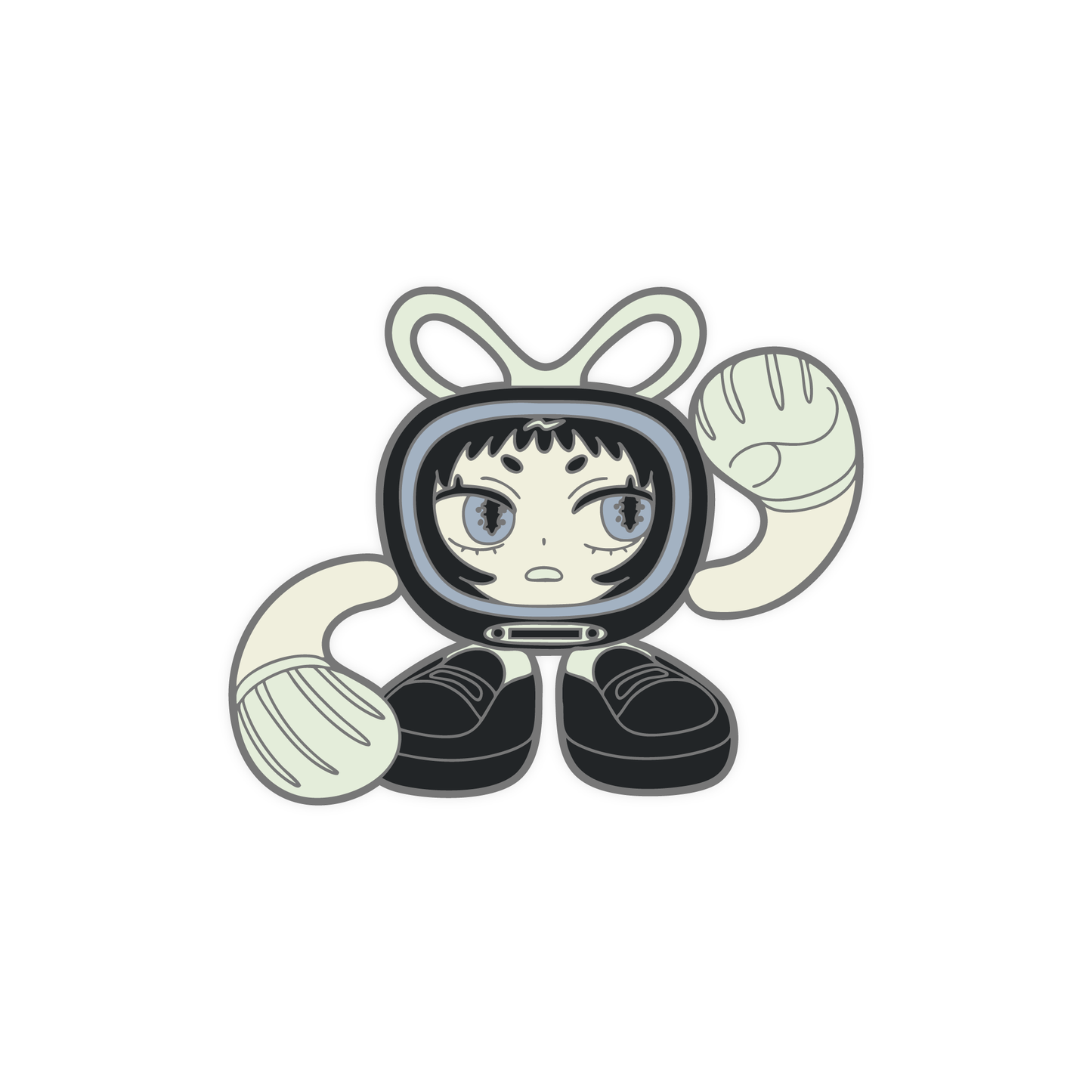 【会場受注生産】POPQUEST　teleconピンバッジ